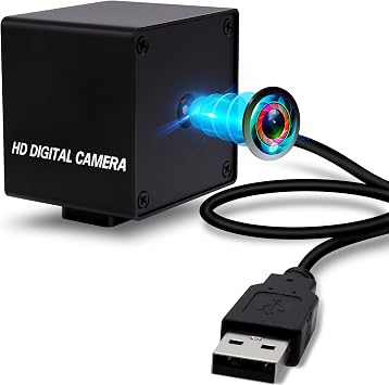 48MP Autofocus USB Camera, 8K Ultra HD Webcam with 70 HFOV Lens & Metal Case, Fast Auto Focus, Plug and Play for Windows, Linux, Raspberry Pi, Jetson Nano, Laptop