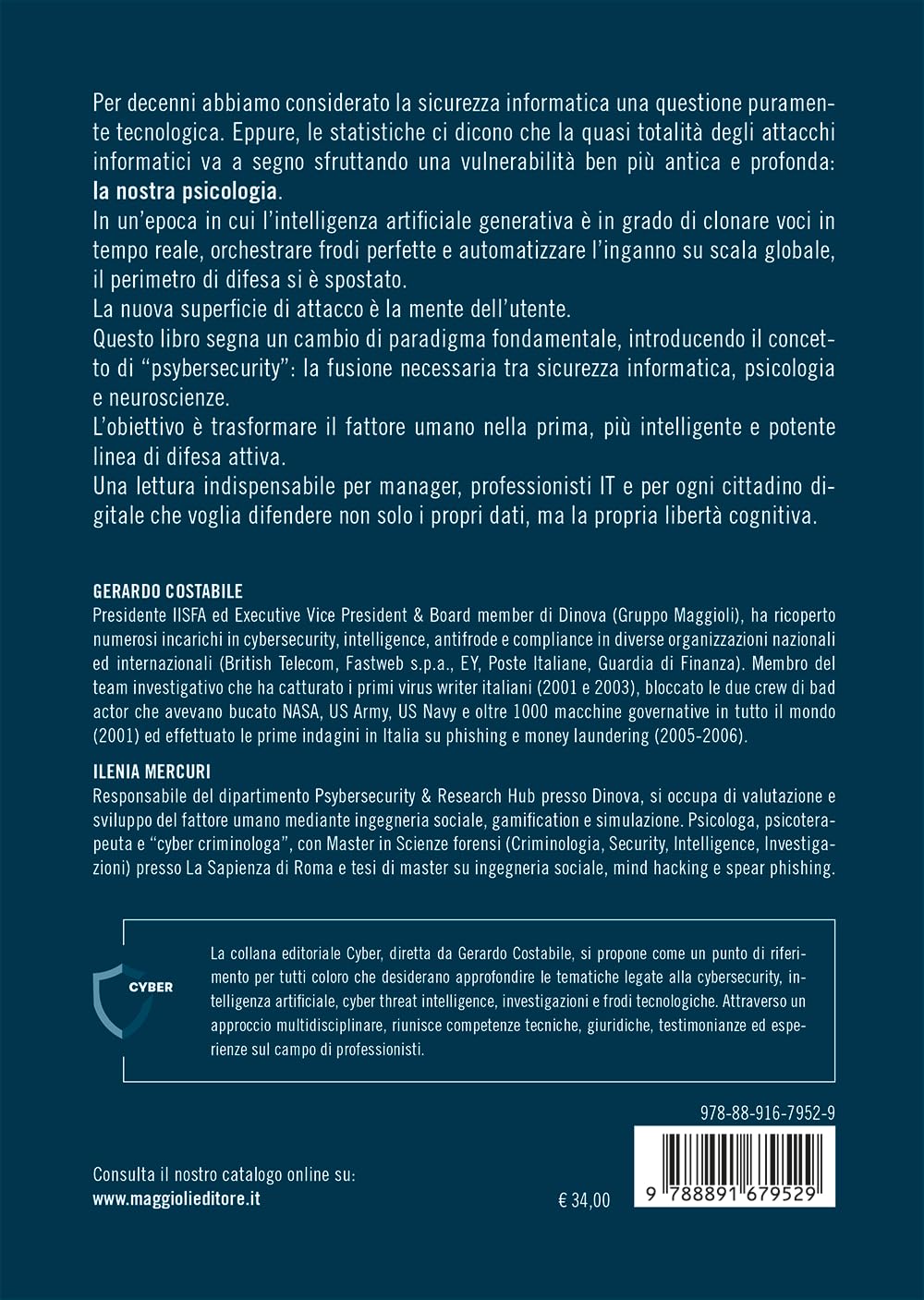 Cybersecurity, fattore umano e manipolazione psicologica. La psybersecurity tra AI e Social Engineering