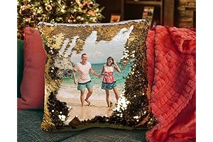 Personalized Sequin Pillow: Capture Memories with a Touch of Shimmer
