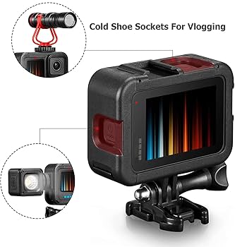 Amazon.com : Kourpar Skeleton Frame for GoPro Hero 12 11 10