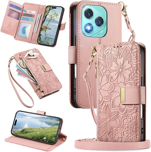 FANFO Coque Rabat pour Honor 400 Lite, Etui Anti-Chute Portefeuille en Cuir, Sac