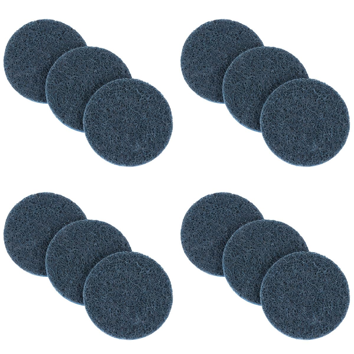 ORFOFE 2 zoll Nylon Drehmomentschleifscheiben 50 Stück Polierscheiben Wollpad mit Trägerplatte Verschleißfest für Metall und Oberflächenpolitur Selbstgemacht Zufällige Zufällige Farbe