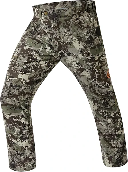 BASSDASH Men’s Lightweight Hunting Pants 4-Way Stretch Breathable Water Resistant for Turkey Early Season Spring Summer