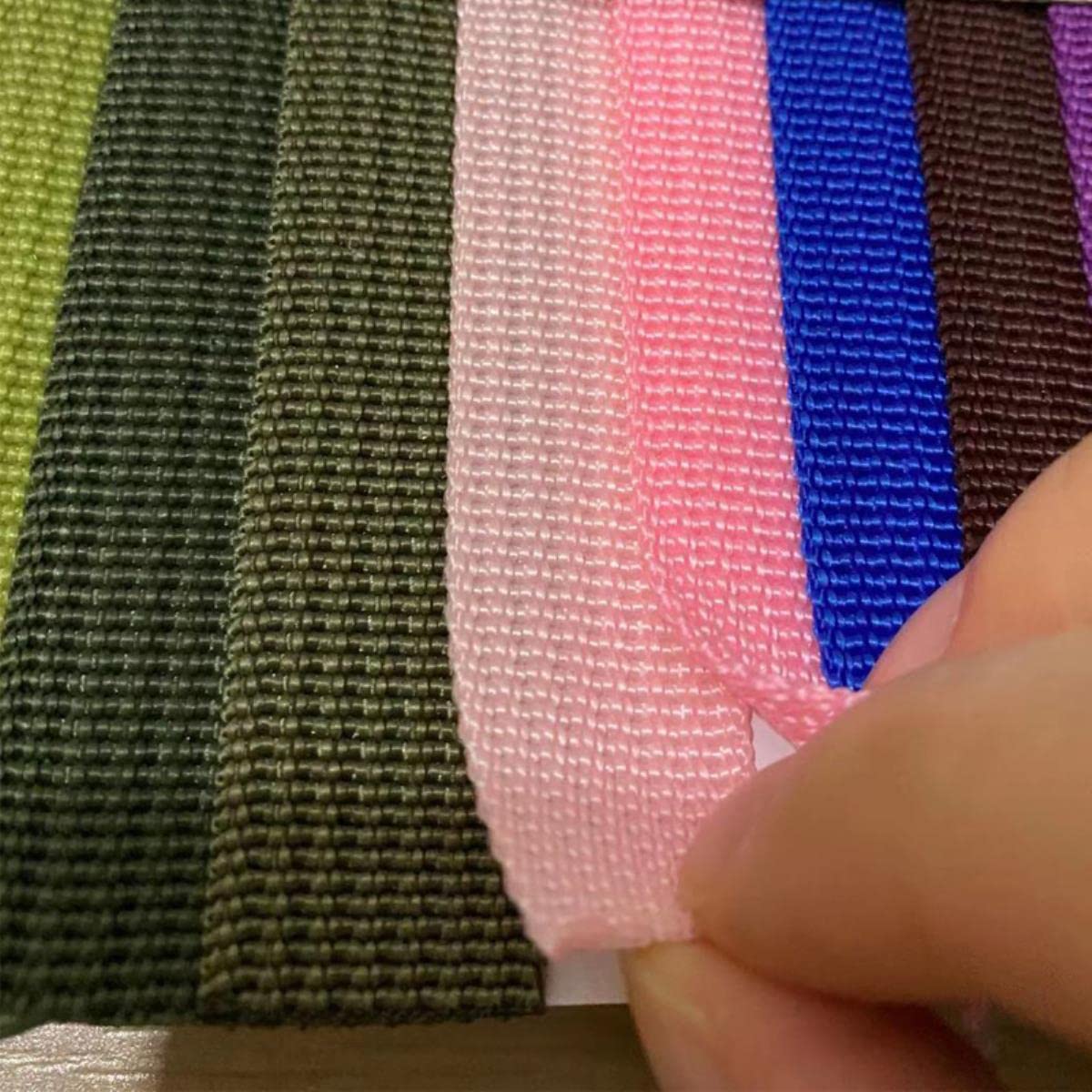 12 Rouleaux De Sangle Polypropylène 25 Mm X 2 M - Multicolore - Pour Sac, Bricolage, Collier Chien, DIY