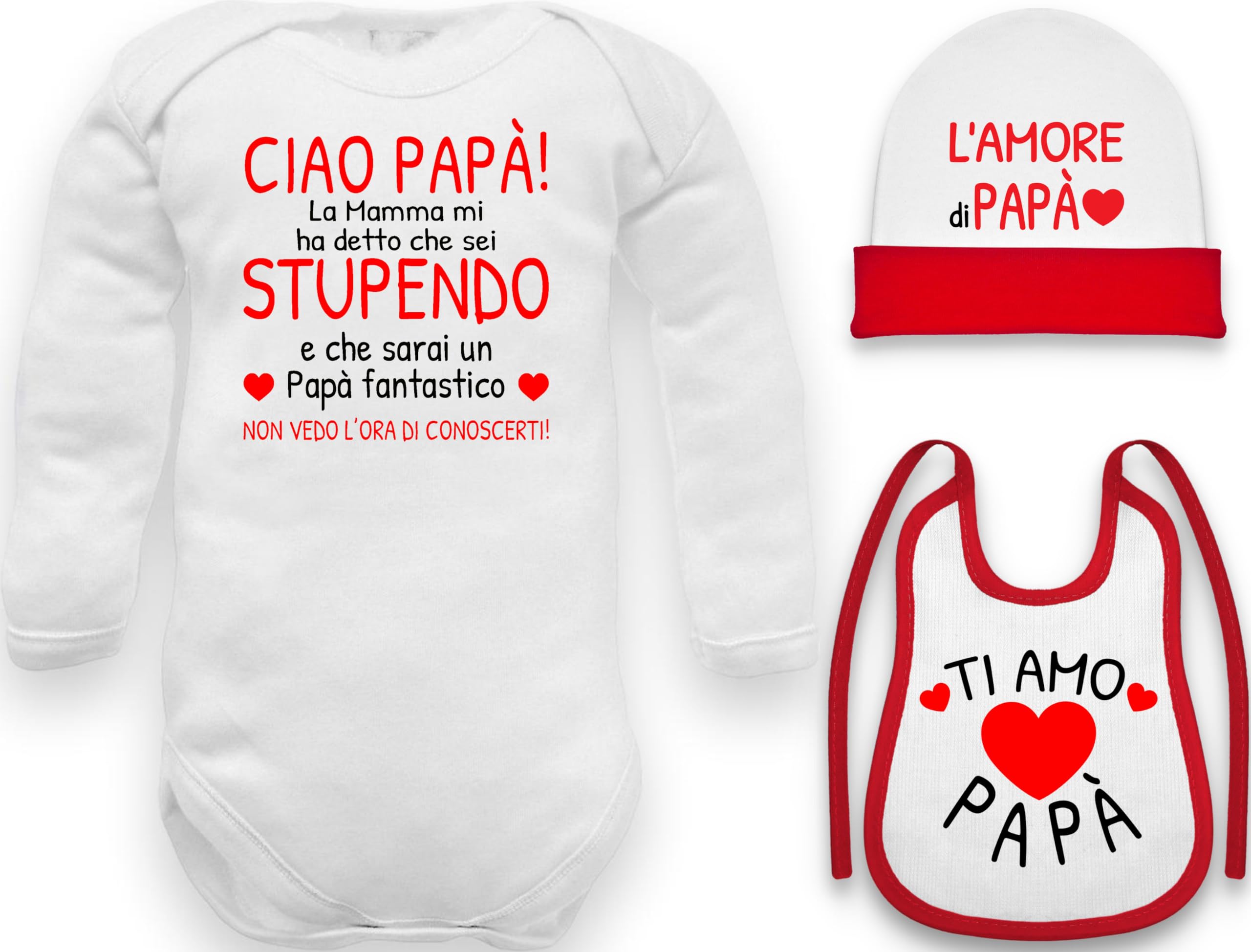 body neonato Papà Stupendo e fantastico Mamma stupenda e meravigliosa regalo nascita