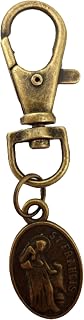 Patron Saint Lobster Clasp Keyring Zip Pull St Francis of Assisi Pendant