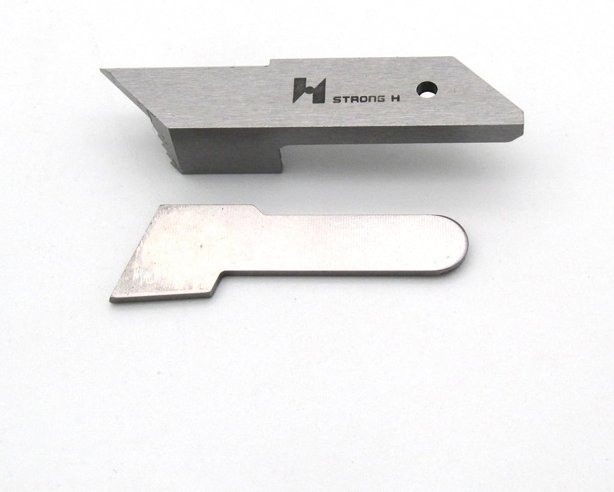 ckpsms KUNPENG -1SET #203010-0-10 +204693-0-11 Upper & Lower Knife for Rimoldi B27, B29,263, 264, 265, 327, 329, 330, 529, 629.