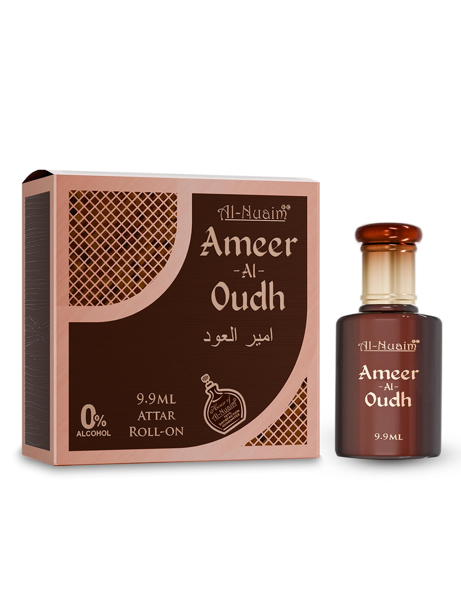 Al-Nuaim Ameer Series |Ameeral Oudh |Alcohol Free |Attar Roll On |Luxury Scent with Long Lasting Fragrance For Men & Women |9.9ml