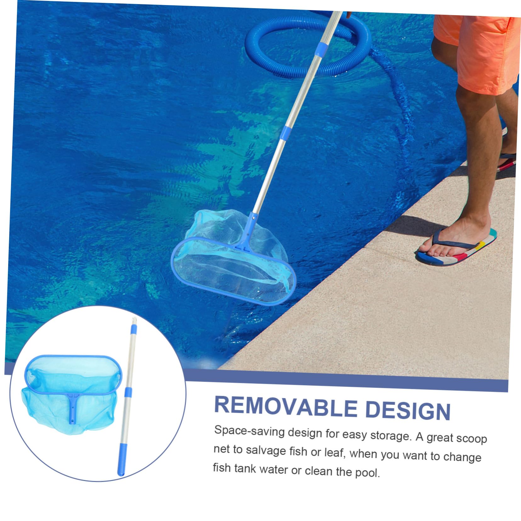 GALPADA Recogedora para Limpieza Cuchara para Piscinas Herramienta De Limpieza para Peceras De Pesca para Piscina Rastrillo para Piscina Skimmer