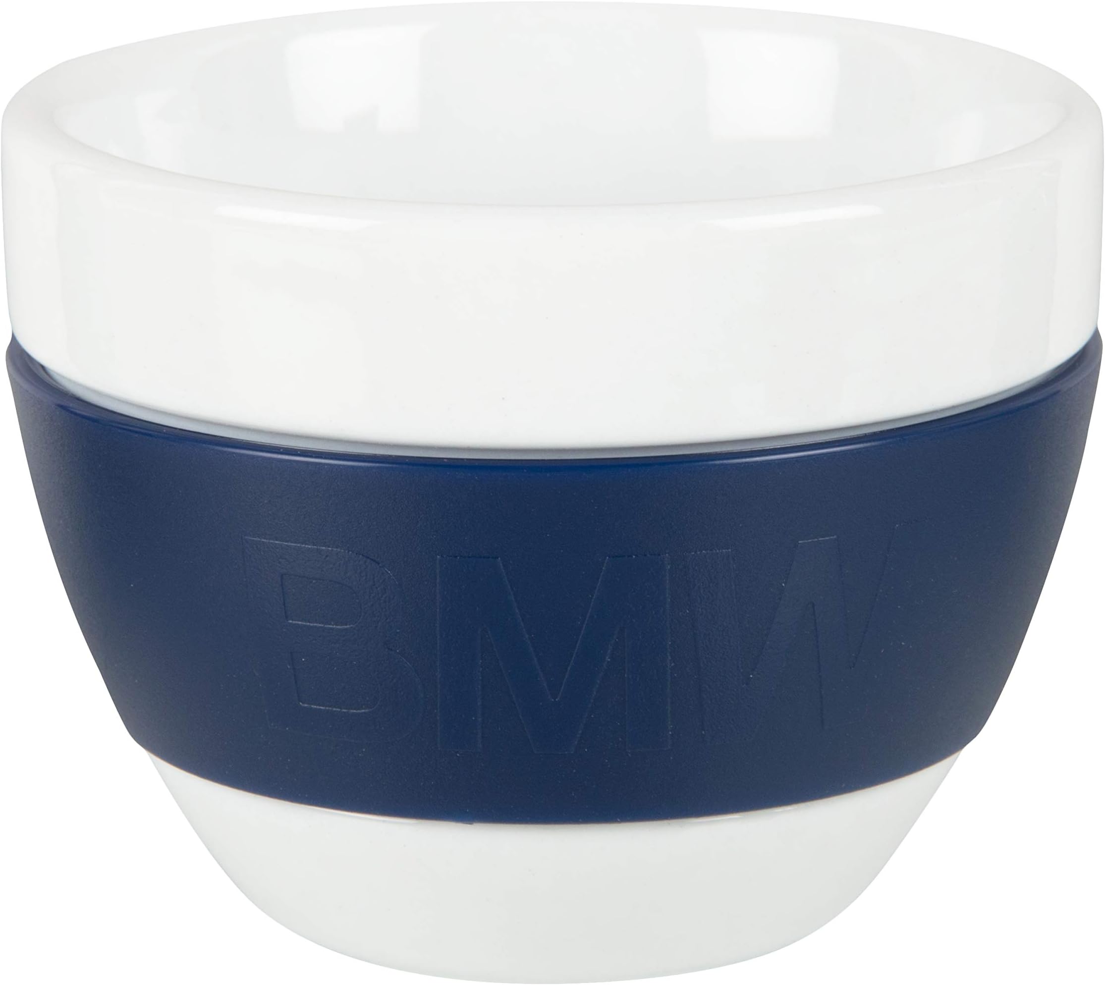 BMW India Designer Espresso Cup, White, Dark Blue