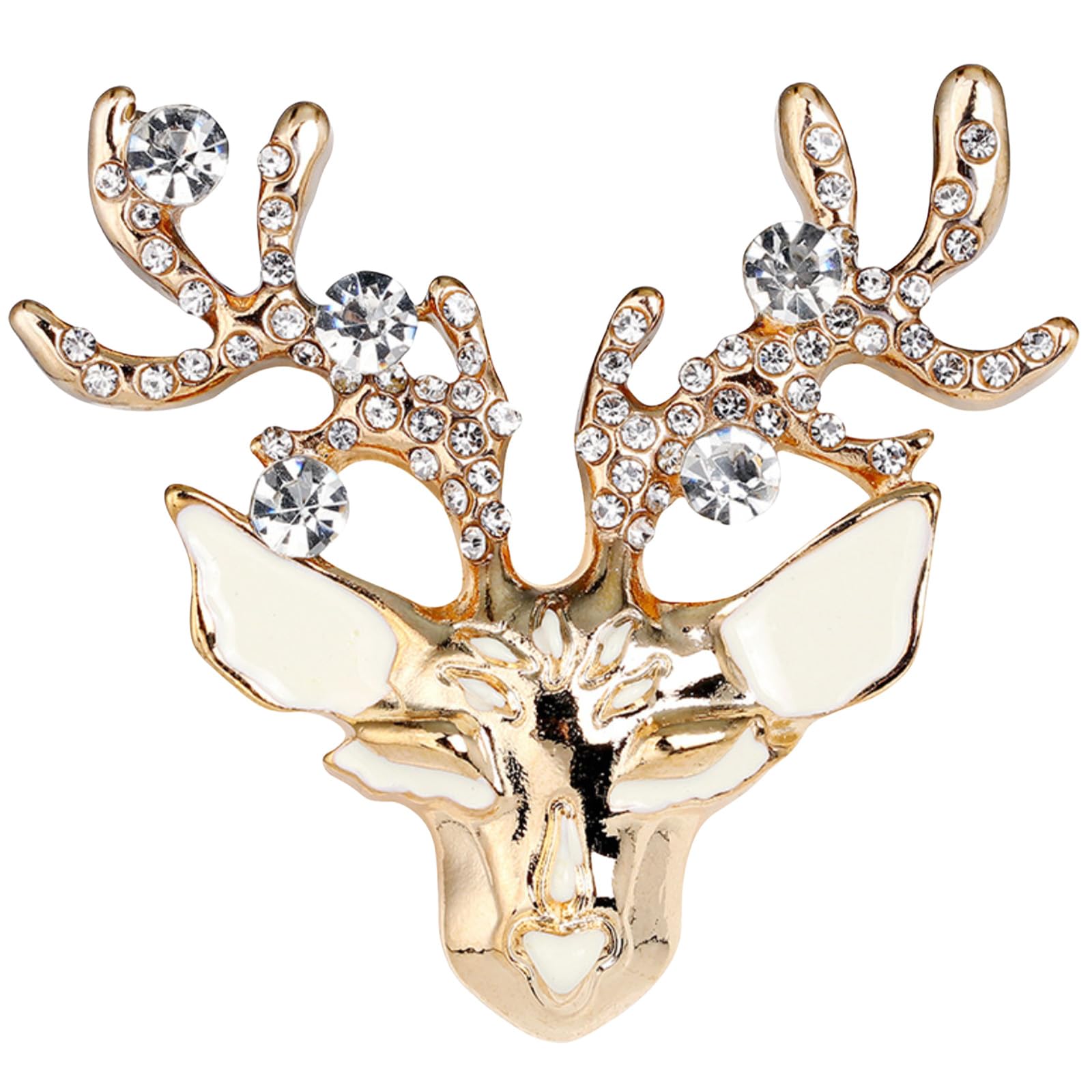 FAIRYGATE Anti Exposure Fixed Brooches Women Unisex Vintage Rhinestone Office Party Brooch Pins Lapel Pin Dress Suit Accessories Boutonniere — view 61