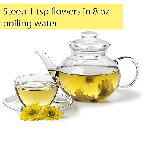 Miniatura 4 de INCAS 100% USDA Organic Butterfly Pea Flower & Chrysanthemum Tea Bundle Hoja suelta procedente de Tailandia, sin cafeína