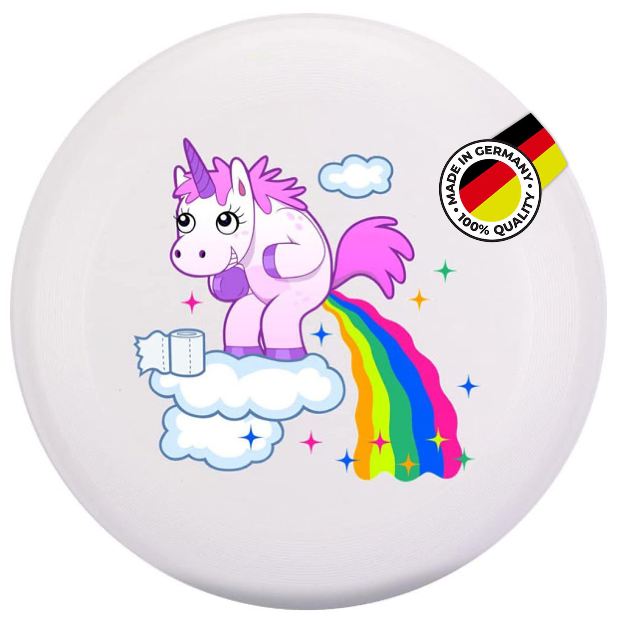 Eurodisc 175 g 4.0 Ultimate bio-tworzywo sztuczne Frisbee Unicorn (Clouds Weiss)