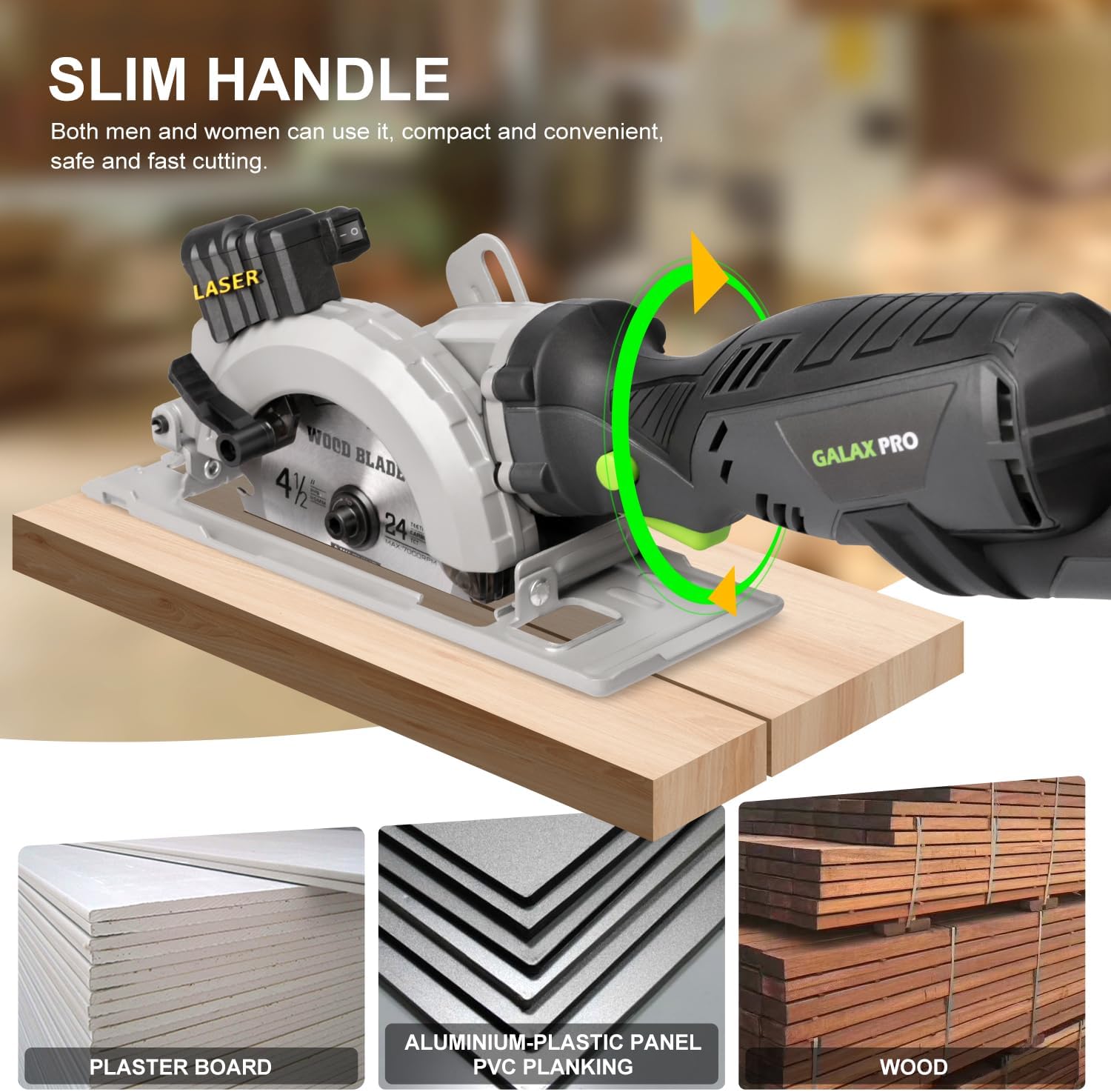 GALAX PRO Amp 3500 RPM Power Circular Saw with New Zealand Ubuy