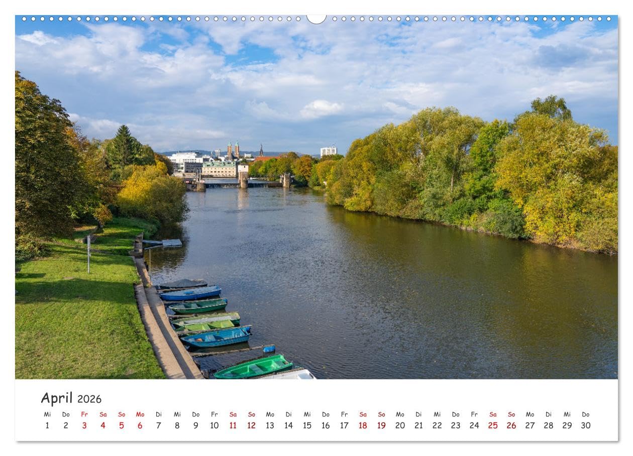 Kassel - Natur pur (hochwertiger Premium Wandkalender 2026 DIN A2 quer), Kunstdruck in Hochglanz: Wunderschöne Naturaufnahmen der nordhessischen Stadt Kassel. (CALVENDO Orte)