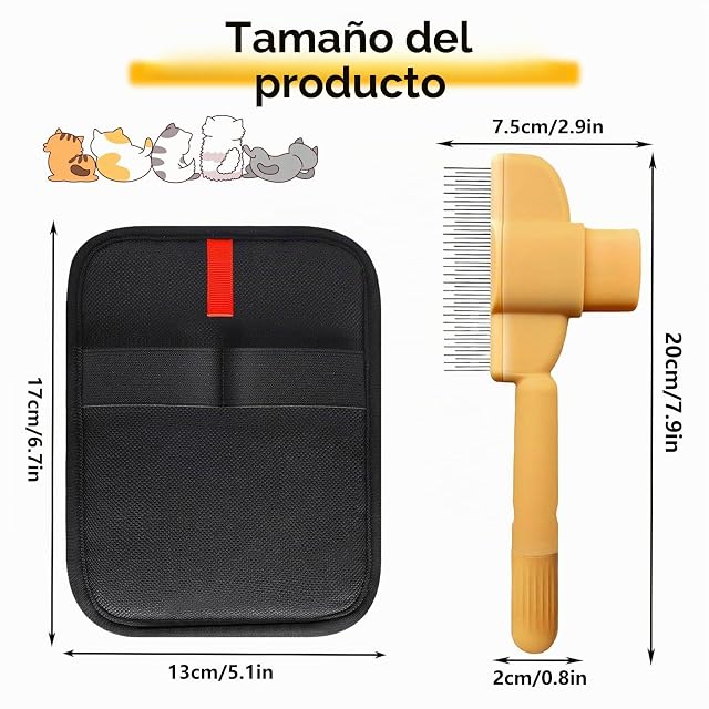 Foto 2 de 7 de 2 Guantes de Pelo para Gatos,Guantes de Aseo para Gatos, Guantes de Aseo para el Pelo, para Lavar el pelo