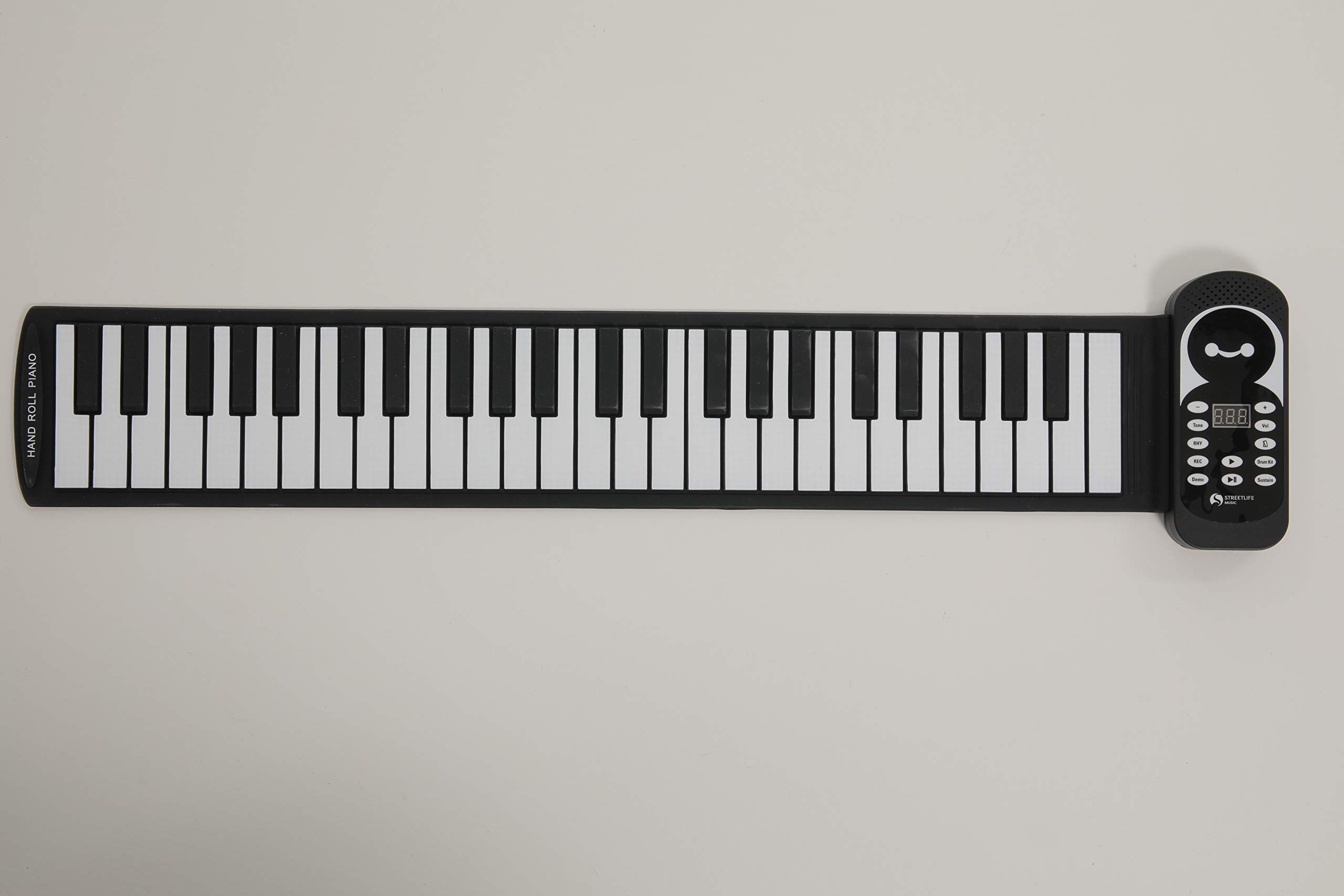 modernes elektronisches Roll Piano 49 Tasten schwarz