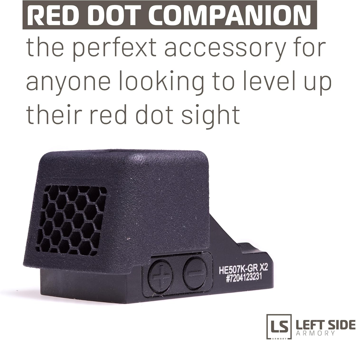 Left Side KillFlash Anti Reflection Device for Red Dot Sights | Holosun - Sig Sauer - Eotech