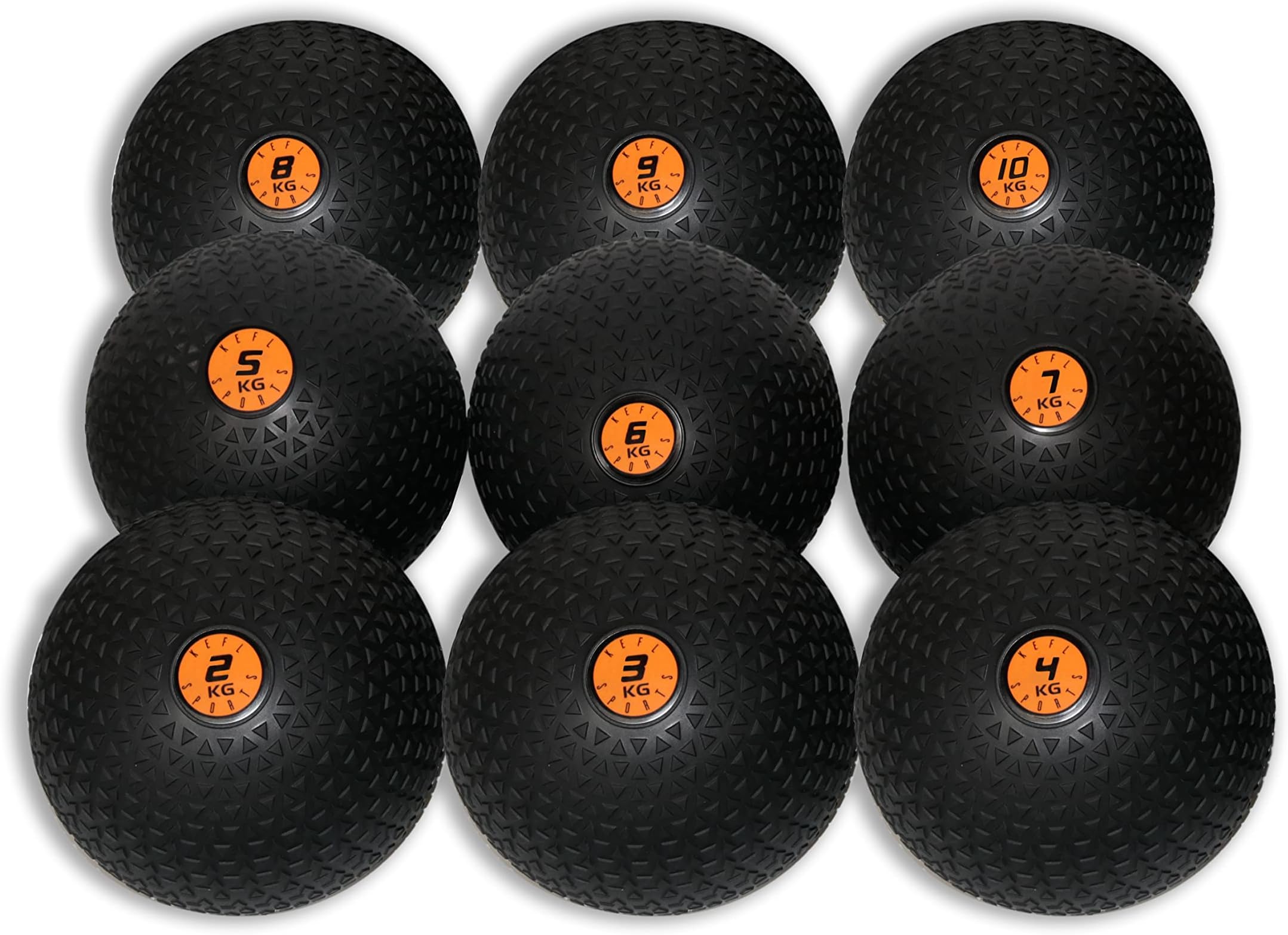 KEFL Sports Slam Ball, Medicine Ball 2kg,3kg,4kg,5kg,6kg,7kg,8kg,9kg,10kg,12kg,15kg,20kg,25kg Fitness gym, For Quadriceps Glutes And Fitness exercises for Men & Women