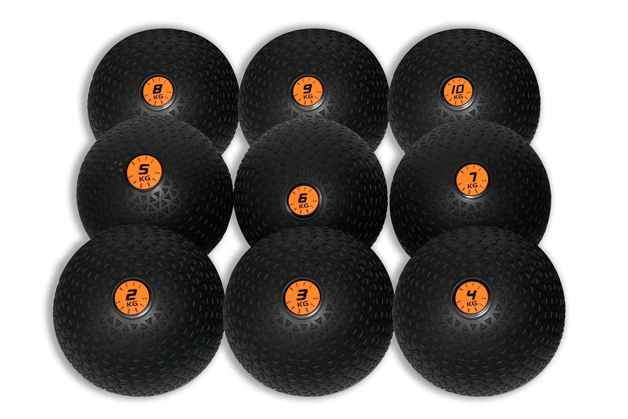 KEFL Sports Slam Ball, Medicine Ball 2kg,3kg,4kg,5kg,6kg,7kg,8kg,9kg,10kg,12kg,15kg,20kg,25kg Fitness gym, For Quadriceps Glutes And Fitness exercises for Men & Women