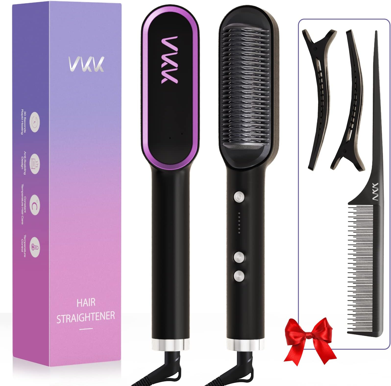 VKKHeated Smoothing Brush (Black Marrine)