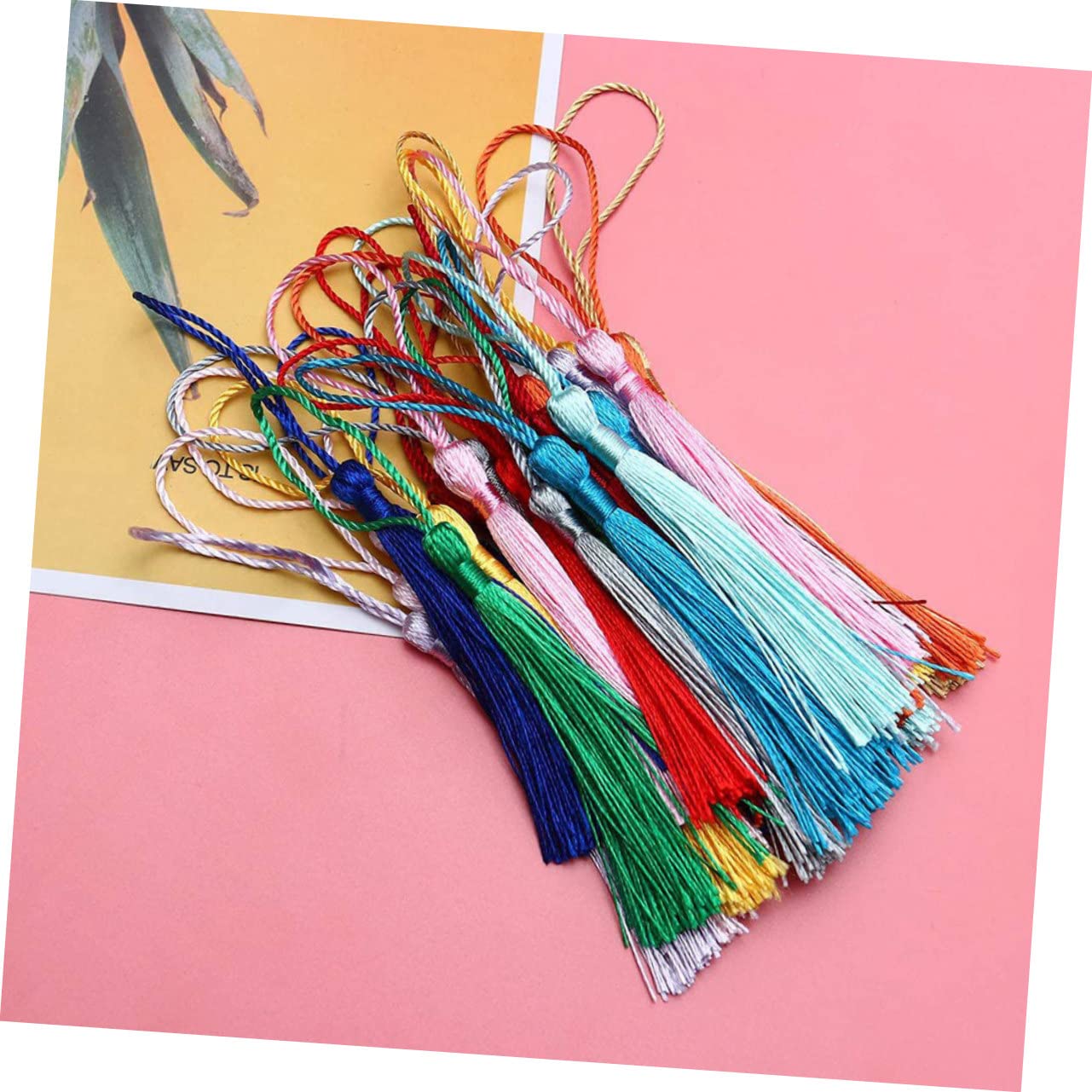 STOBOK 144stücke Teiliges Set Mit Leeren Papier-lesezeichen Und Quasten Handgemachte Bastel-lesezeichen Für Kreative Gestaltung Für Schule Und Büro Personalisierbar