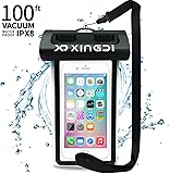 [Vac?o Dise?o] IPX8 Funda Impermeable M?vil Universal, Bolsa Sumergible Impermeable con Fluorescencia Sellada Herm?tica para iPhone X/8/7/6s Plus Samsung s8/s7 Huawei Xiaomi y hasta 6.0 '' Tel?fono