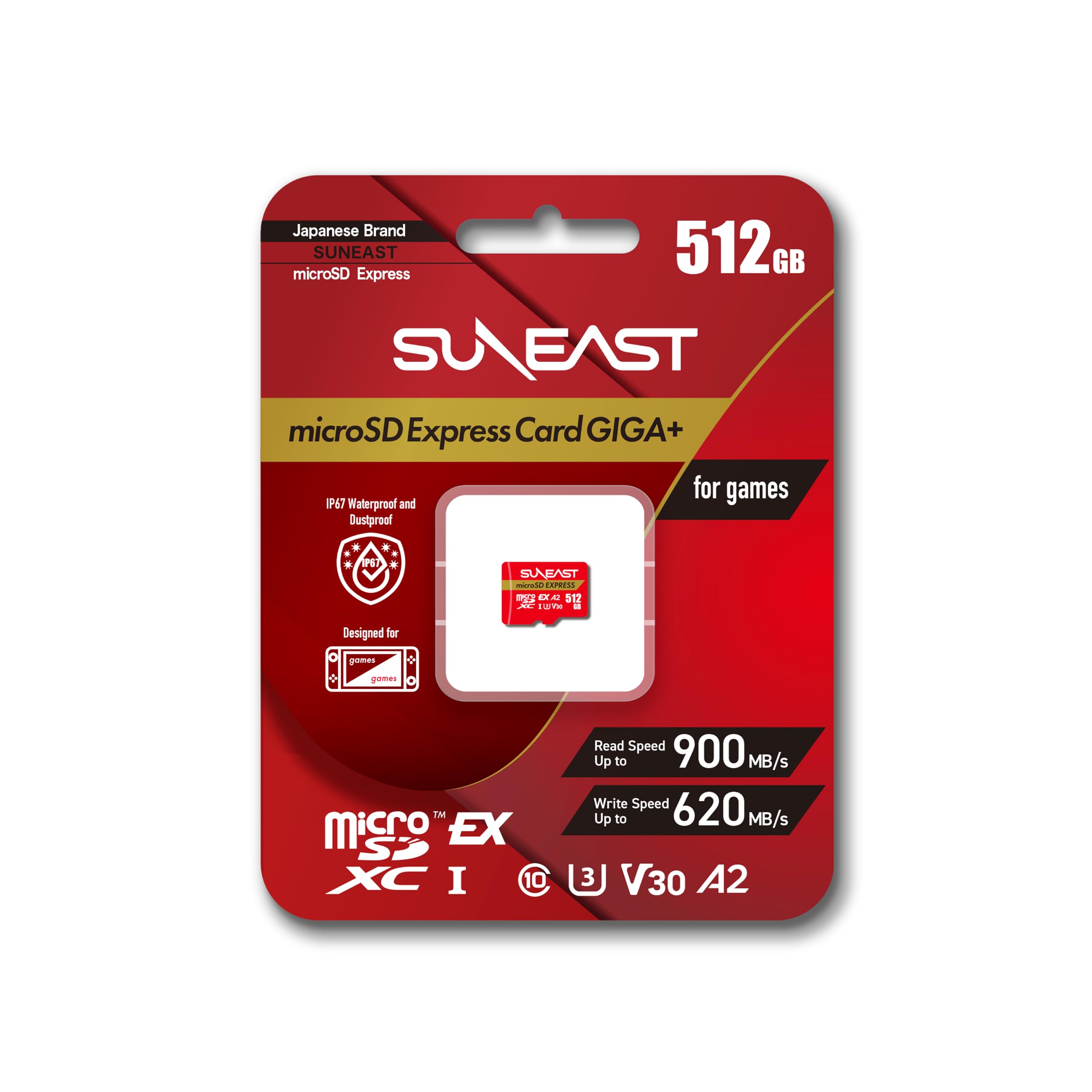 Amazon | SUNEAST microSD Express 512GB 最大読込転送速度900MB/s