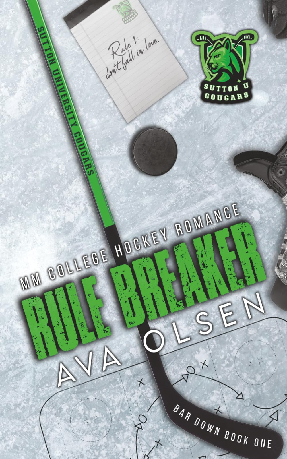 Rule Breaker: MM College Hockey Romance (Bar Down Book 1)
