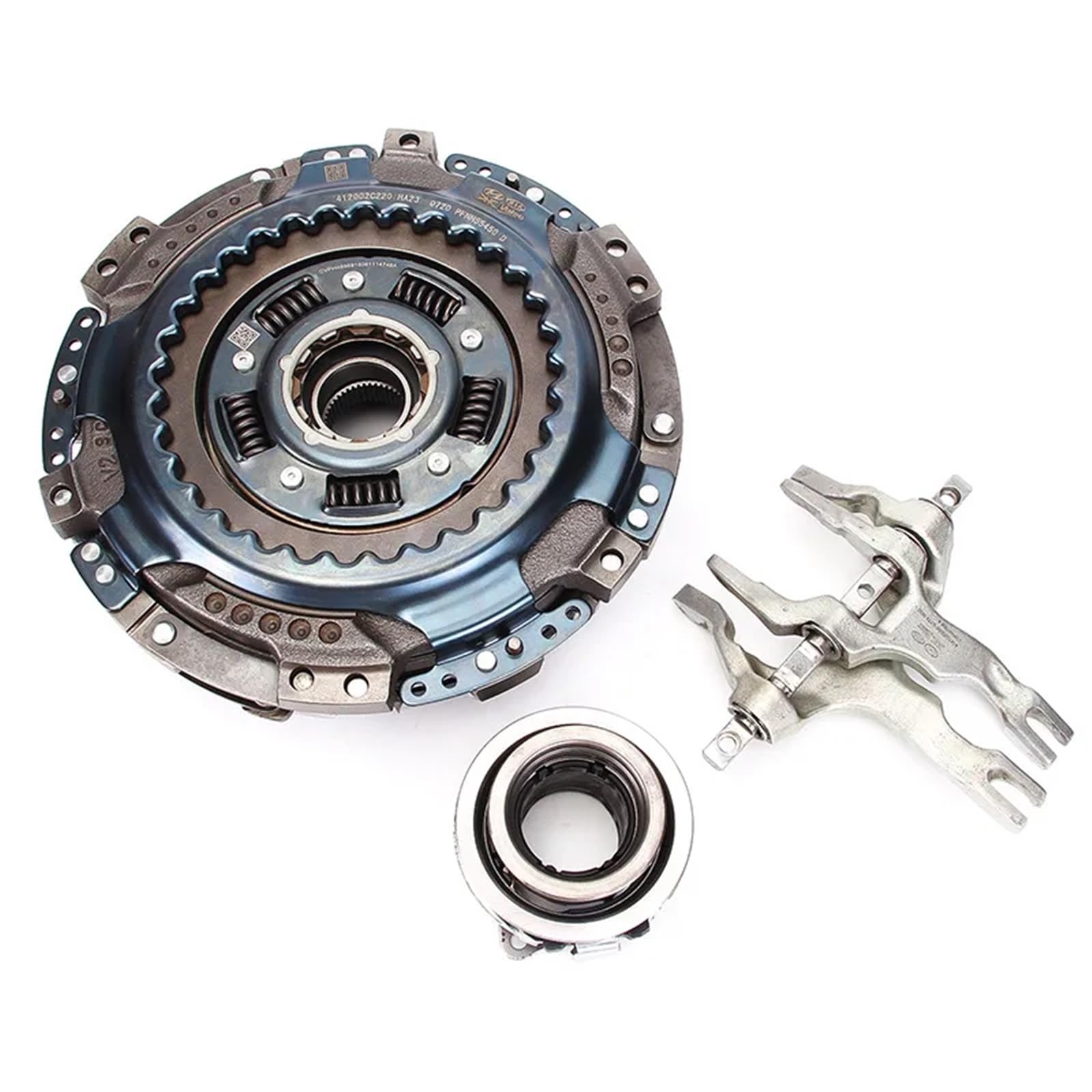 Sprzęgło samochodowe Zestaw podwójnego sprzęgła do automatycznej skrzyni biegów pasuje do Hyundai Tucson Elantra D7UF1 412002D220 41200-2D101 41420-2D000 41200-2D220