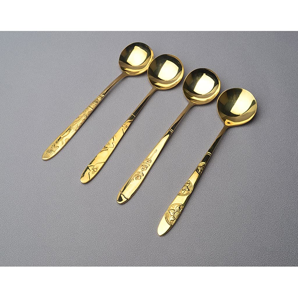 Cuillere a Cafe Cuillère d'agitation cuillère cuillère cuillère cuillère cuillère de cuillère à la cuillère à la cuillère adaptée à la Maison Bureau extérieur Louche Cuisine(D)