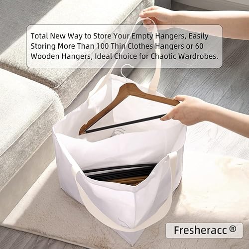 Miniatura 3 de Hanger - Organizador para ahorrar espacio, bolsa de almacenamiento triangular con asas para armario, Tidier, lavandería, armario, tendedero