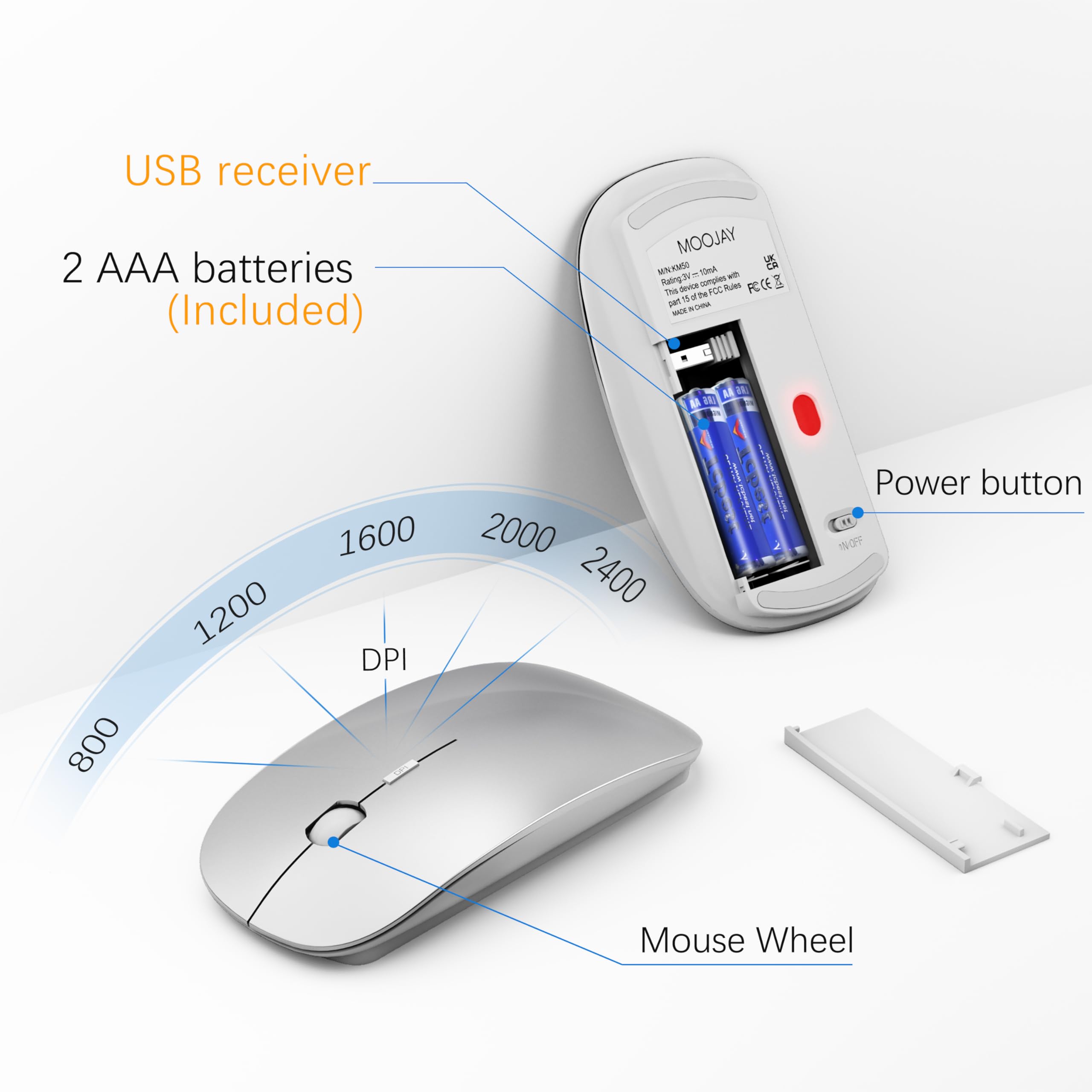 Wireless Keyboard And Mouse With Mouse Pad Ultra Slim Combo - Keystone 4 - View #10