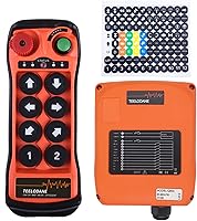 Vista 1 de Q800 Kit de control remoto de grúa inalámbrica industrial 4 movimiento 8 botones 110 V 220 V 380 V elevador eléctrico puente puente transmisor