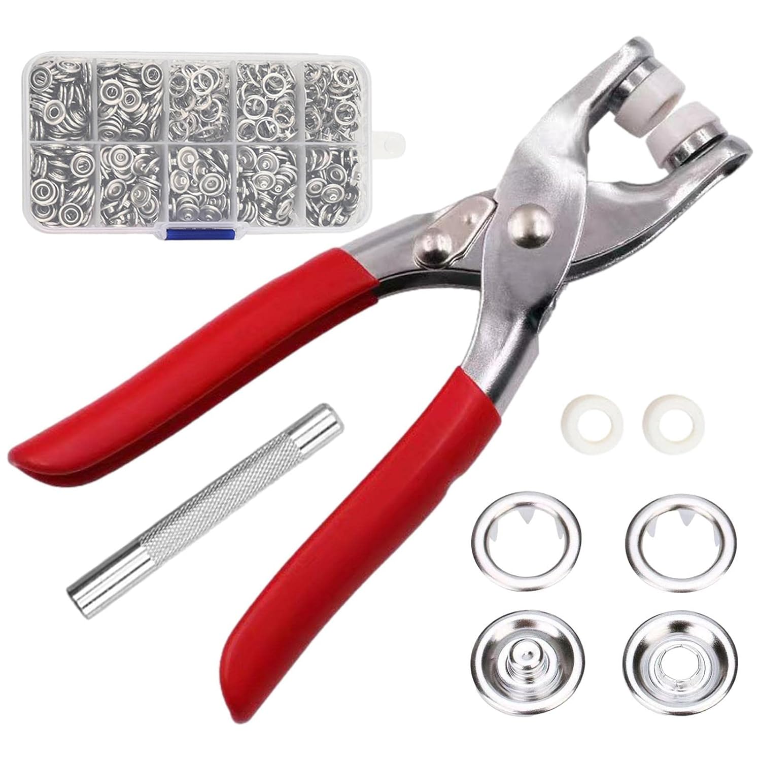 Eyelet Punch Kit Eyelet Punch Pliers Handheld Grommet Press Kit Heavy