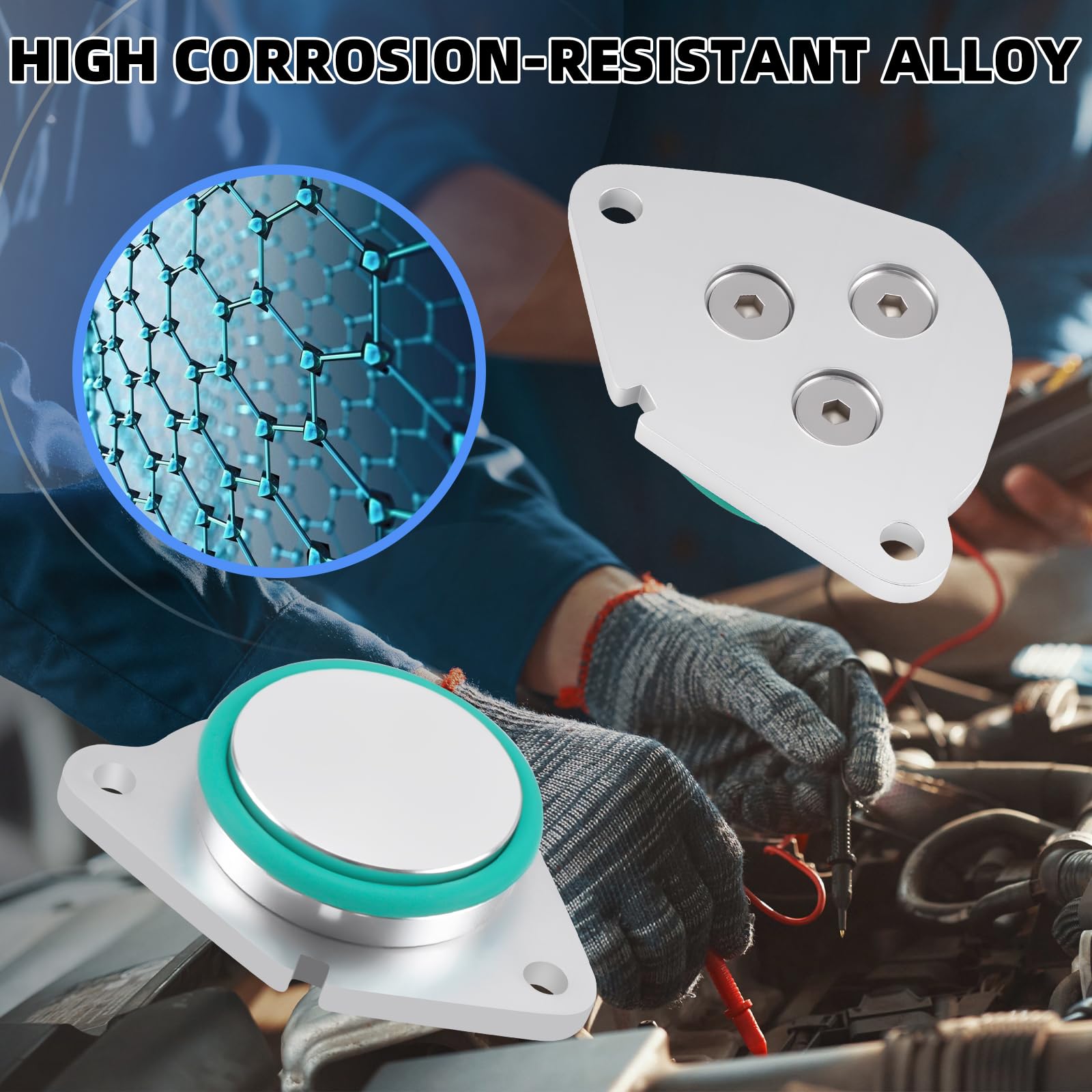 Kit di disattivazione valvola EGR per motori diesel N47 e N47S 2,0 litri, sistema di raffreddamento EGR 16 pezzi, ricambio per disattivazione, compatibile con E81, E87, E88, E82, E90, E91, E92