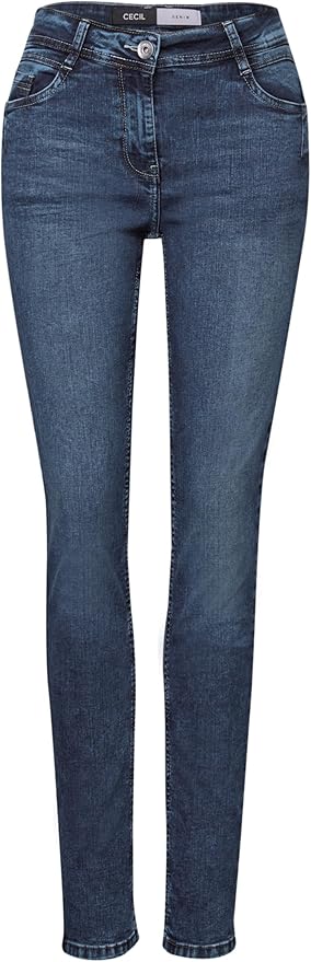 Cecil Damesjeans in casual fit, blauw (light blue wash), 28W / 30L Cecil Damesjeans in casual fit, blauw (light blue wash), 28W / 30L