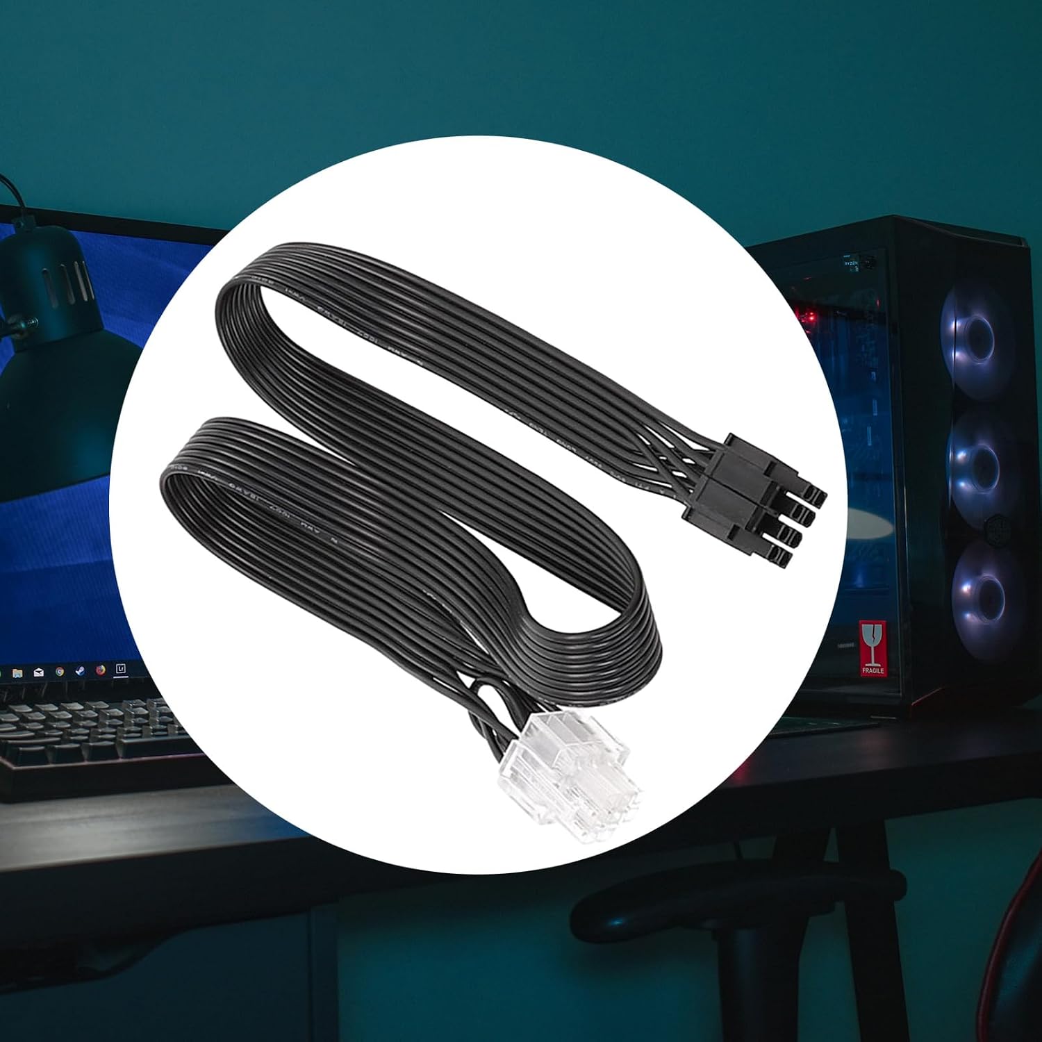 8Pin to Mainboard CPU 8P 4+4Pin Power Plug Line for LEADEX G650 G1000 G1300 Module CPU 8PIN Modular Cable