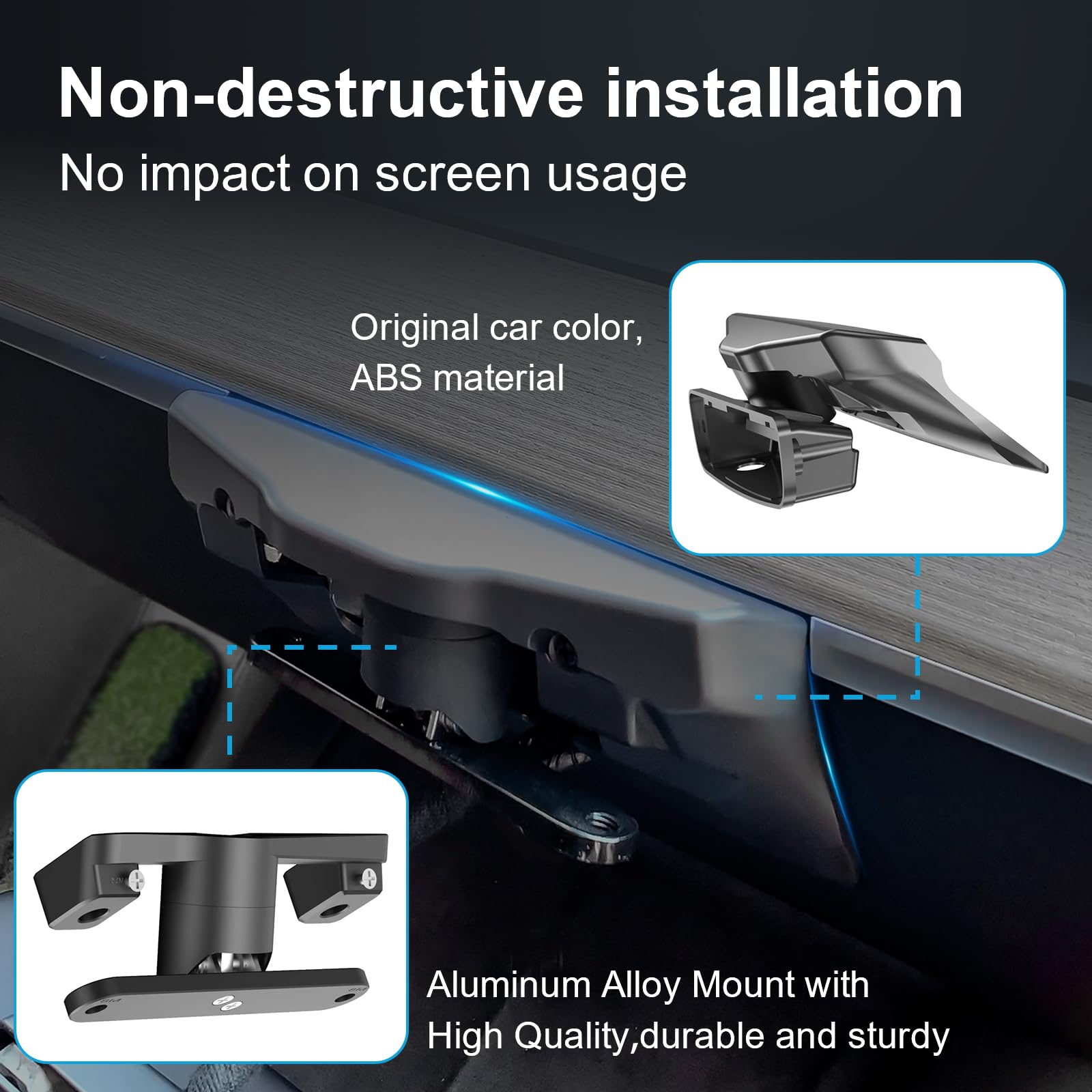 Amazon.co.jp: YICERCARE スクリーンスイベルマウント Tesla Model 3