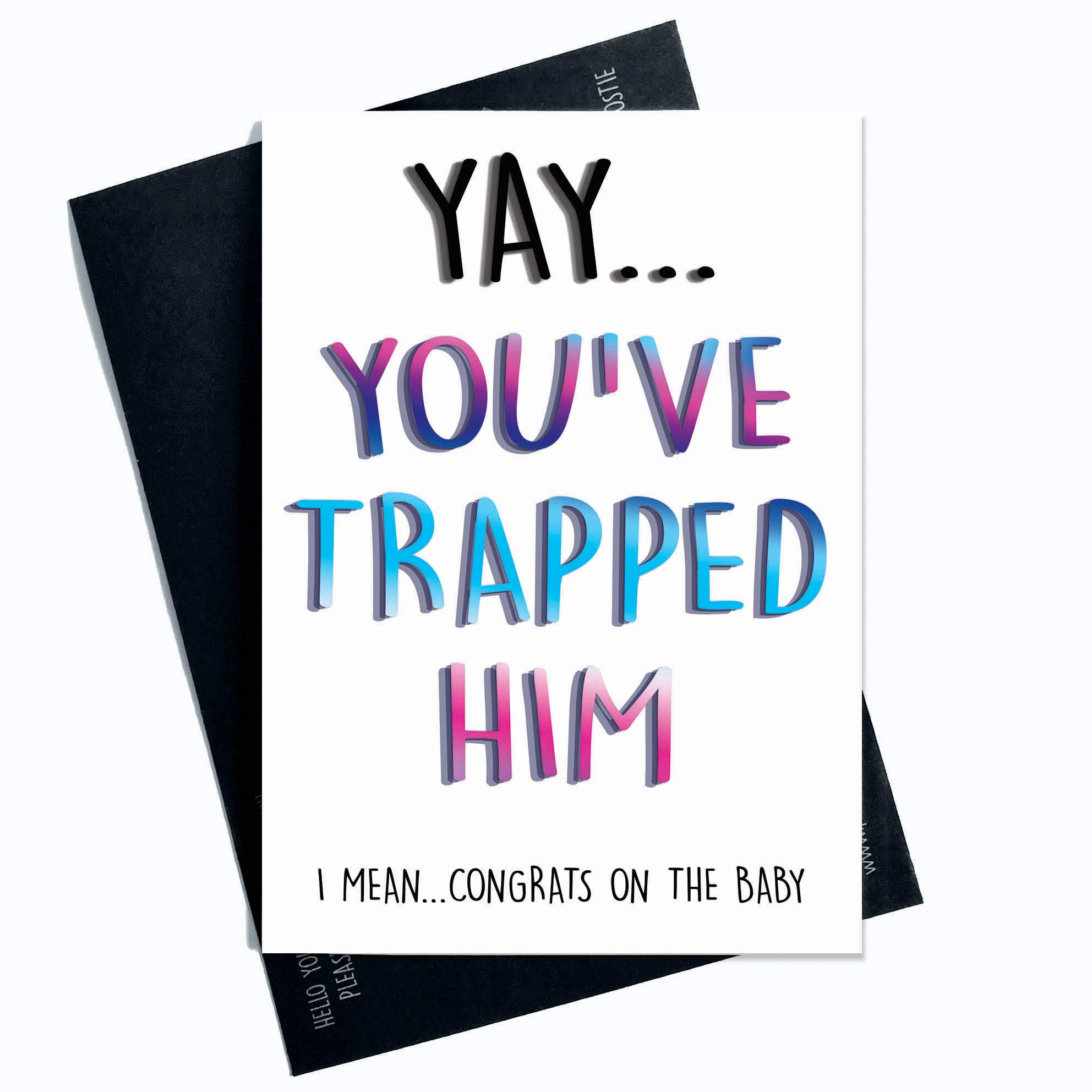 New Baby Cards, Congratulations Card, Baby Arrival Cards, Funny Card Baby Girl Cards Baby Boy Cards Novelty Cards Greeting Cards Friend PC93
