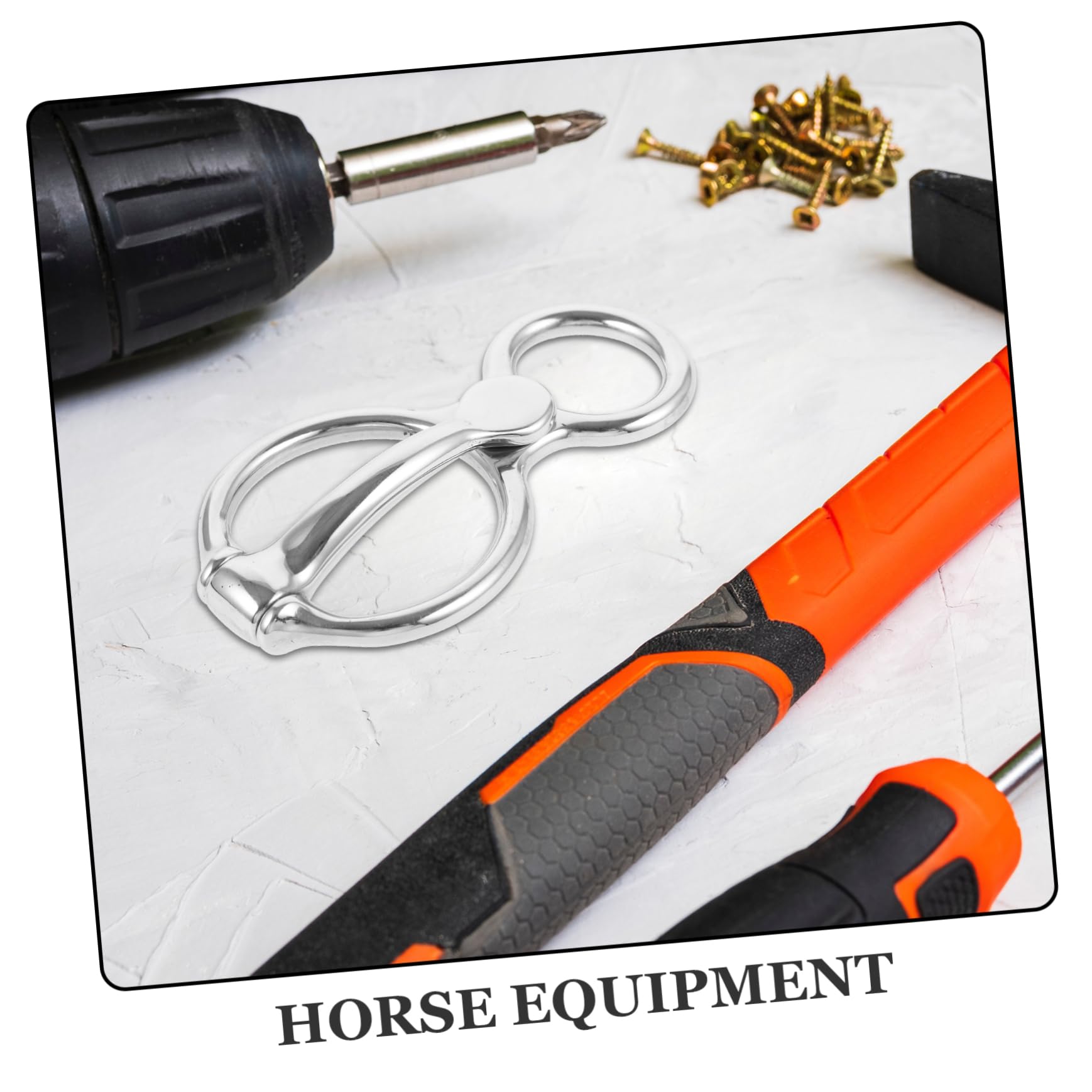 Toyvian Kit De Liberación De Cuerda para Caballos Anillas De Amarre De Acero Inoxidable Seguridad para Caballos Uso Puestos De Cuerdas