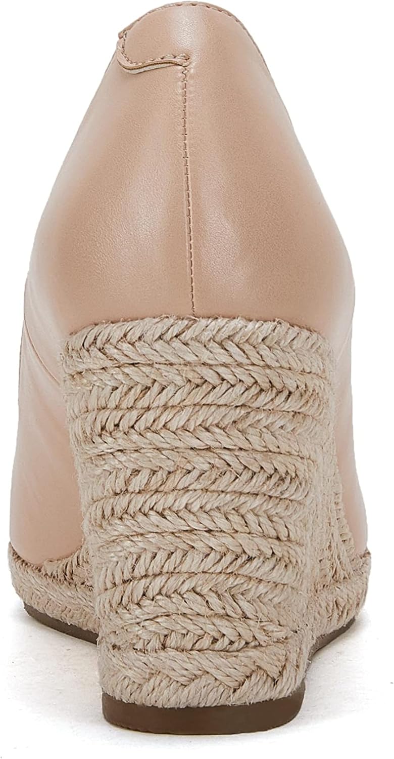 Ruanyu Women's Platform Espadrilles Wedge Sandals Slip On Solid Color Closed Pointed Toe Comfortable Wedge Pumps Shoes - Image 5