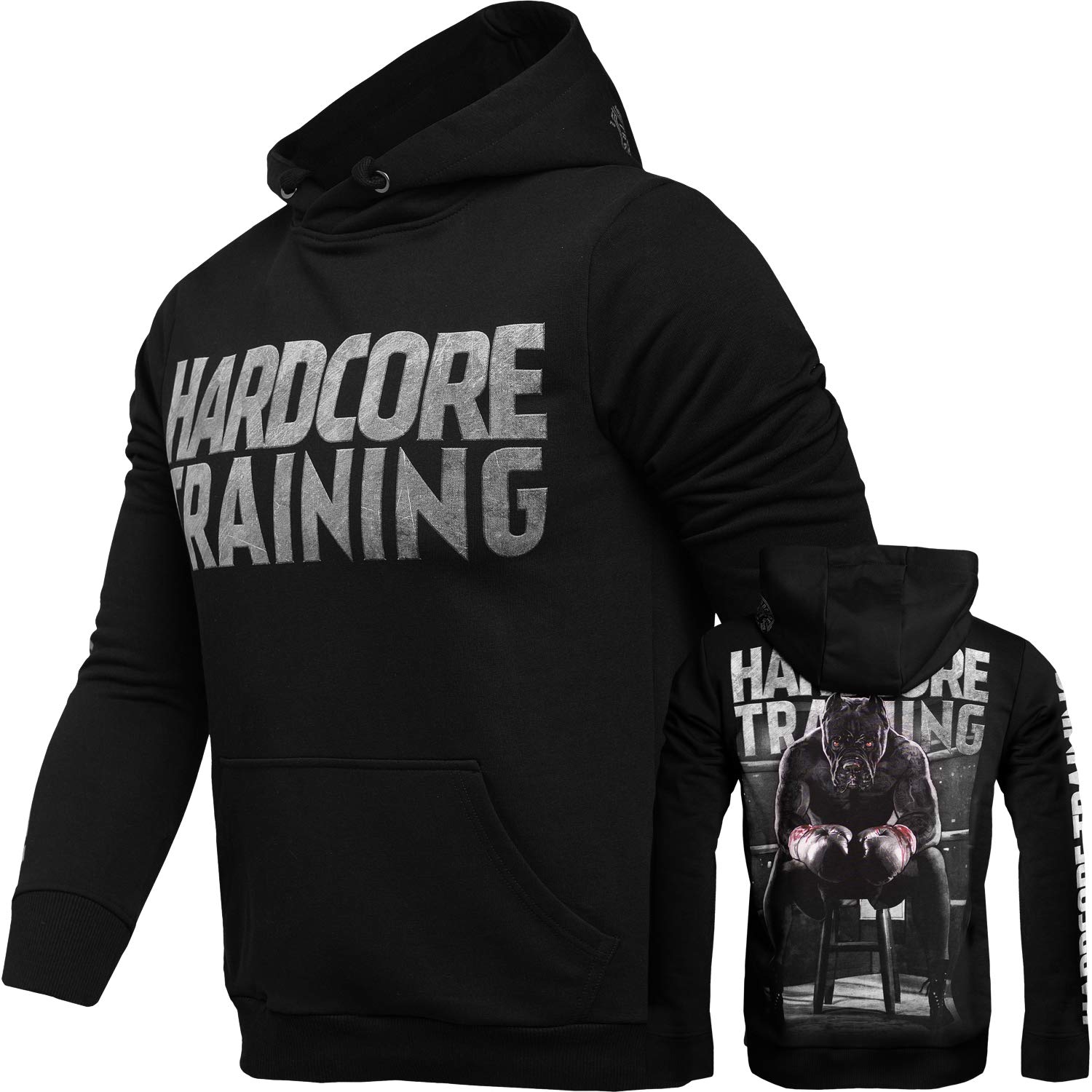 Hardcore Training The Moment of Truth Hoodie Men's Capucha Sudadera Hombre Fitness Ejecutar Workout Running Camisa de Entrenamiento Sweatshirt