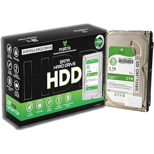 Matrix 3TB SATA Hard Drive