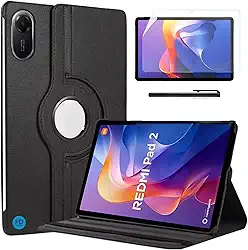 Capa para Redmi Pad 2 11" Giratória + Película Paperlike para Redmi Pad 2 + Caneta - FD Acessórios