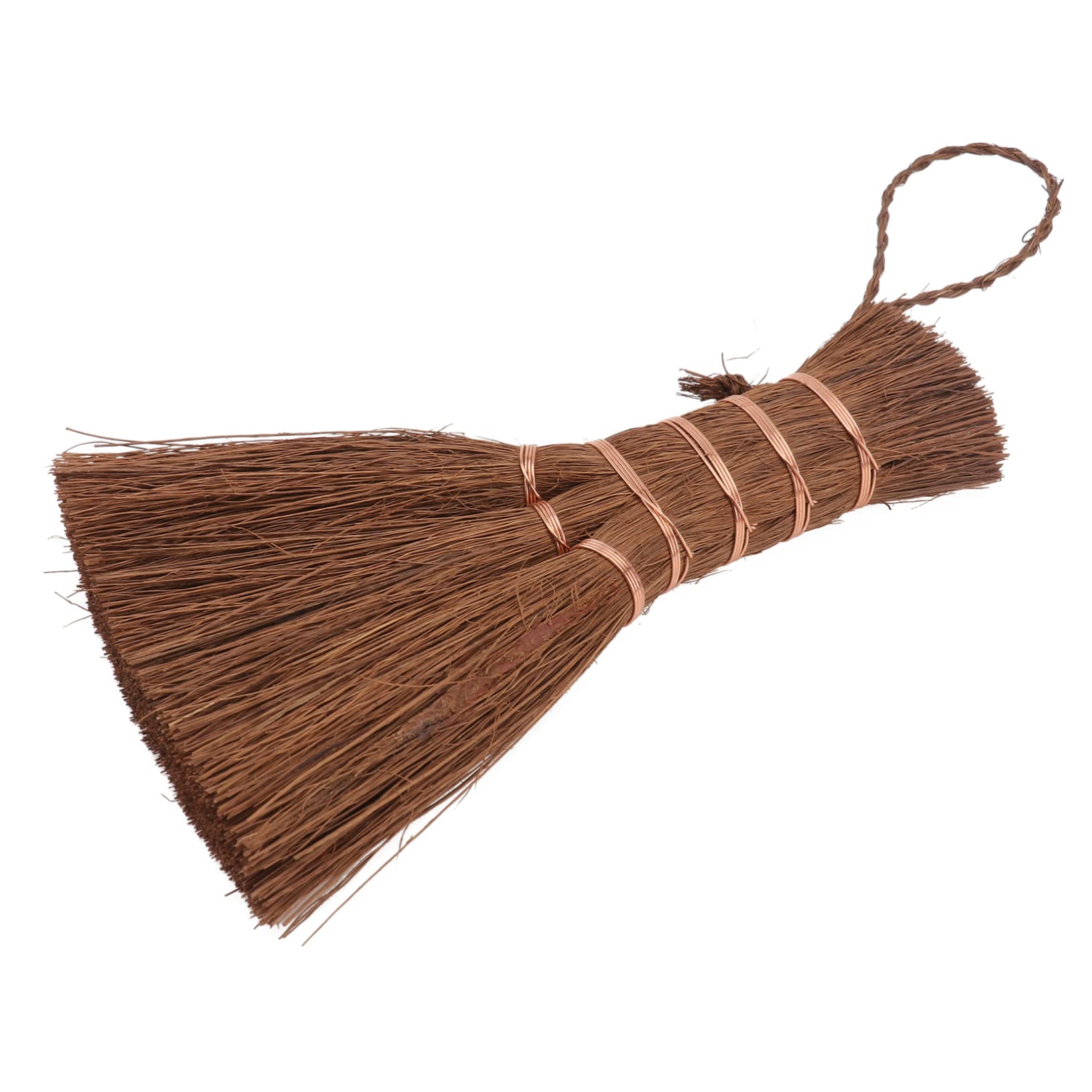 Beavorty 1Pc Mini Cleaning Palm Broom Lightweight Household Cleaning Tool for Efficient and Tidying Durable Natural Palm Bristles for Home Car and Small Spaces