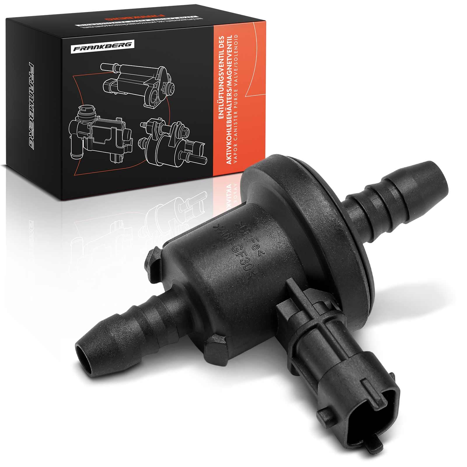 Frankberg Válvula de Ventilación Válvula de Ventilación del depósito 2 Polos Gasolina Compatible con Orlando J309 1.8 Cruze J300 1.6 Cruze J300 1.8 Cruze J300 Cruze Compacto J305 Replace# 0280142442