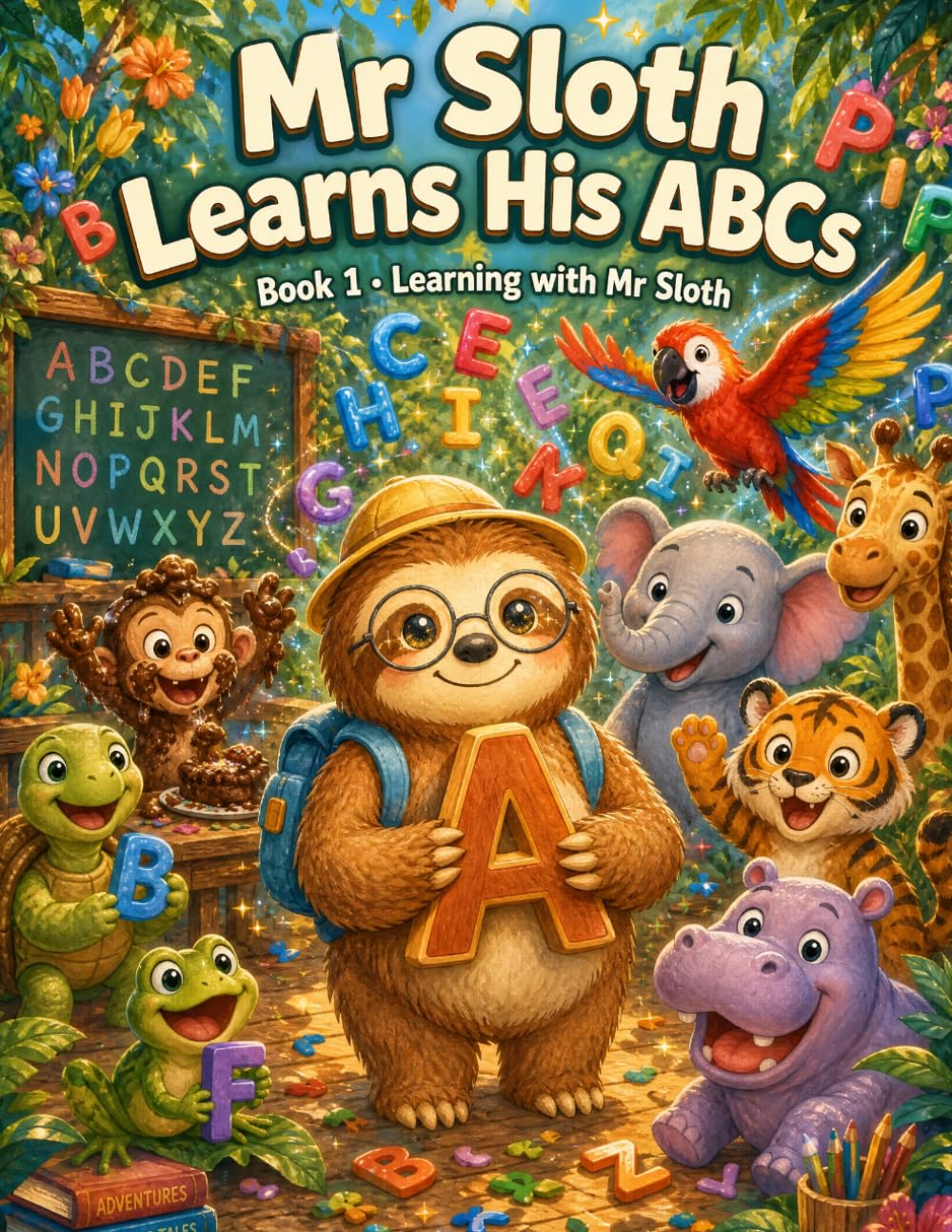 Mr Sloth Learns His ABC: early learning children books (The World of Mr Sloth™ - Early Learning Children Books)