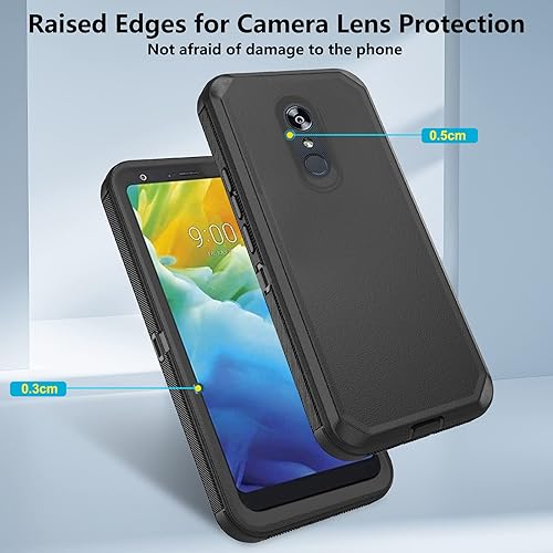 Miniatura 10 de Asuwish Funda de teléfono para LG Stylo 4, funda híbrida resistente a prueba de golpes, cuerpo completo, resistente, accesorios móviles Stylo4 Plus