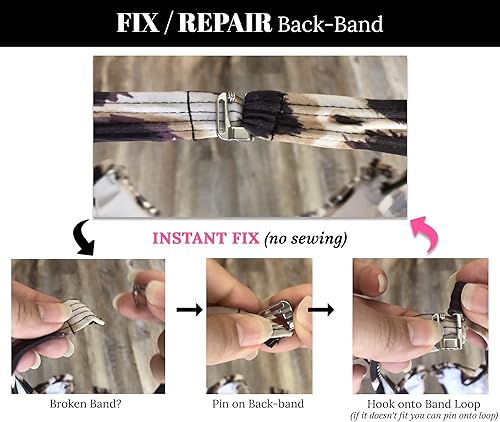 Miniatura 3 de Ganchos de repuesto para brasier de traje de baño (sin coser), 12 pulgadas, metal, ganchos de pin Straps (2)